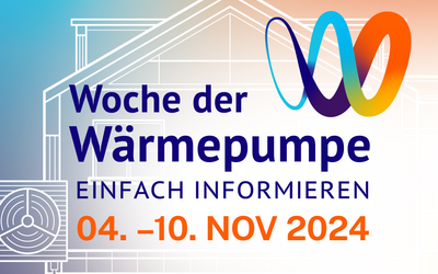 Banner der Woche der Wärmepumpe: Einfach Informieren 04.-10.11.2024